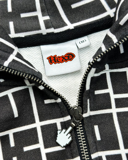Full-Zip Labyrinth Hoodie
