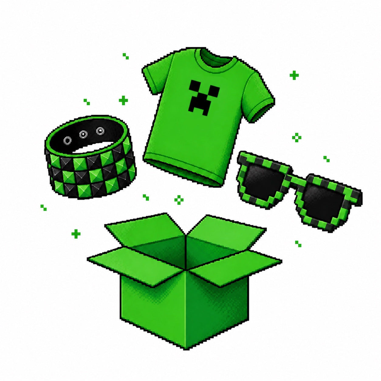 Pixel Face Set